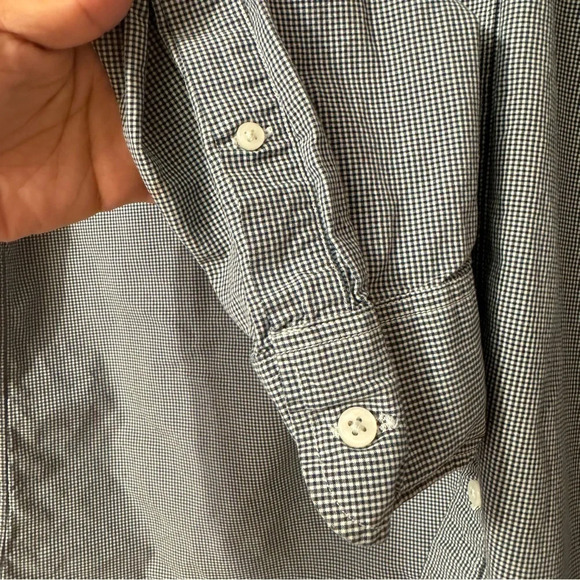 JCrew Small Check Buttondown Slim Longsleeve Shirt Mens Size  XL - Picture 5 of 7